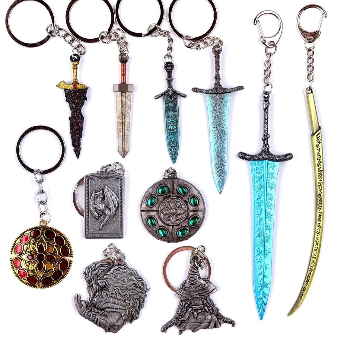 Bloodborne Cosplay Prop - Bloodhound's Fang Keyring | Ring Dark