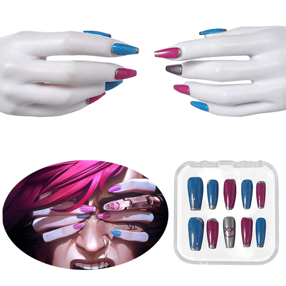 Jinx Nail Beauty Cosplay  Mani - Cosplay Prop Blueprints recensione e prezzo