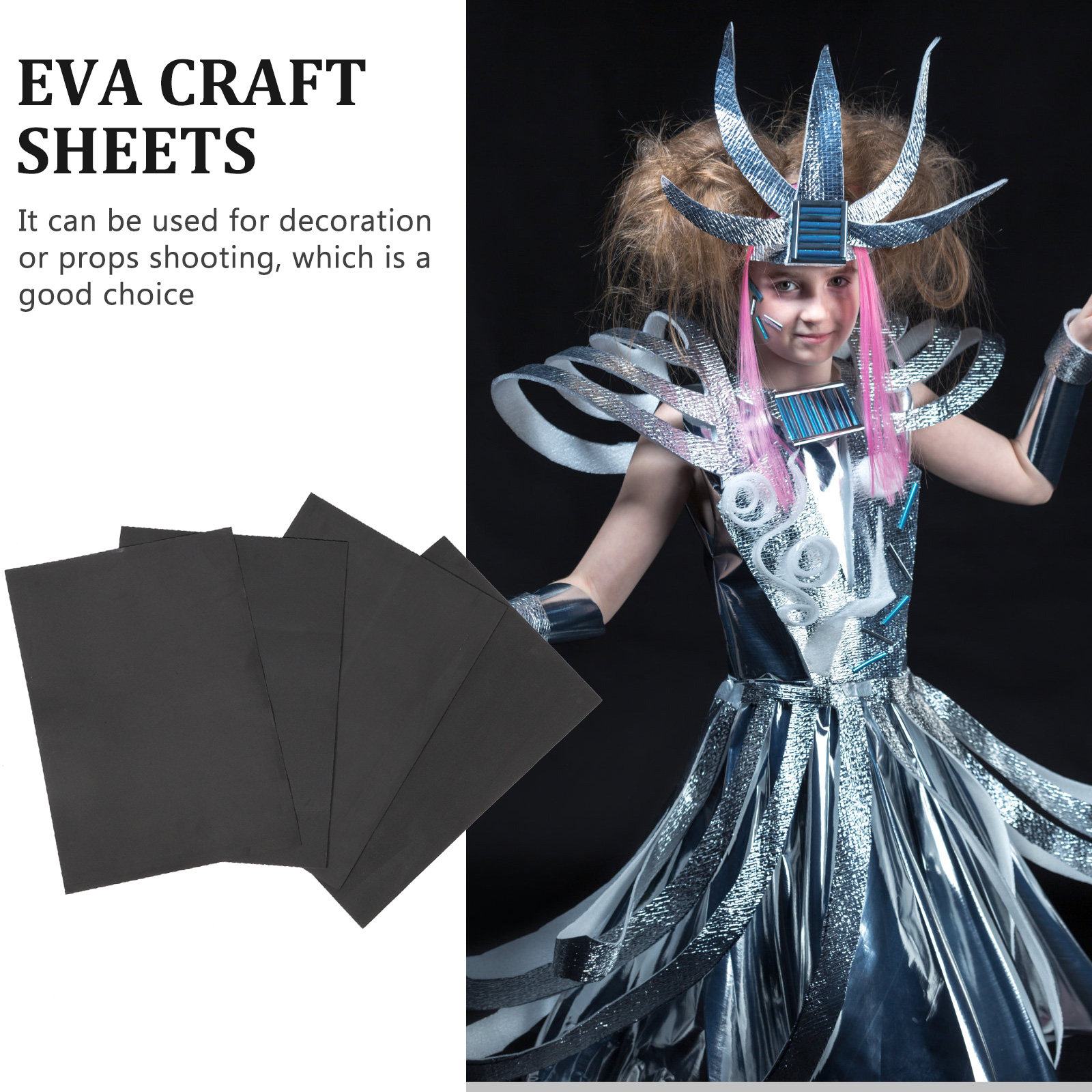 4Pcs Eva Board Foam Sheets DIY - Cosplay Prop Foam Board recensione e prezzo