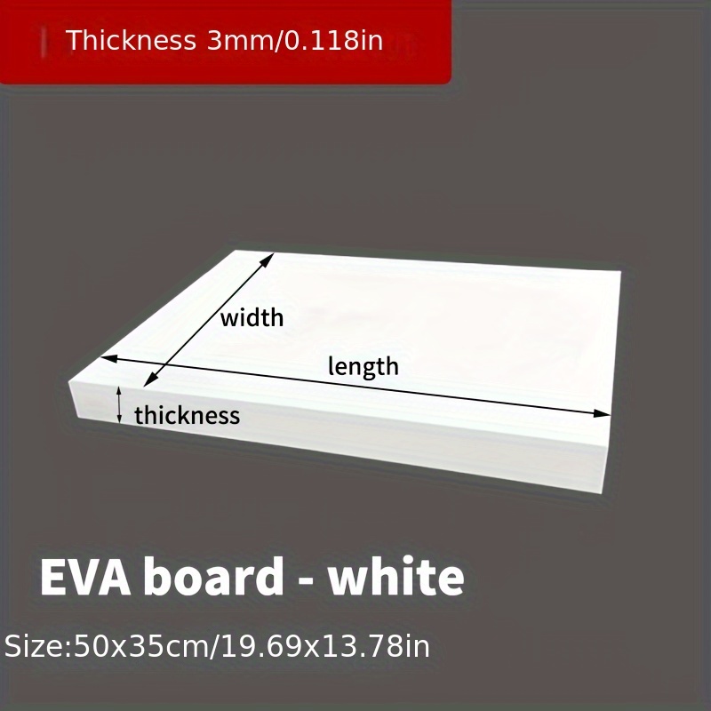 EVA Foam Board 14x39 Inch, 3mm - Cosplay Prop Foam Board recensione e prezzo