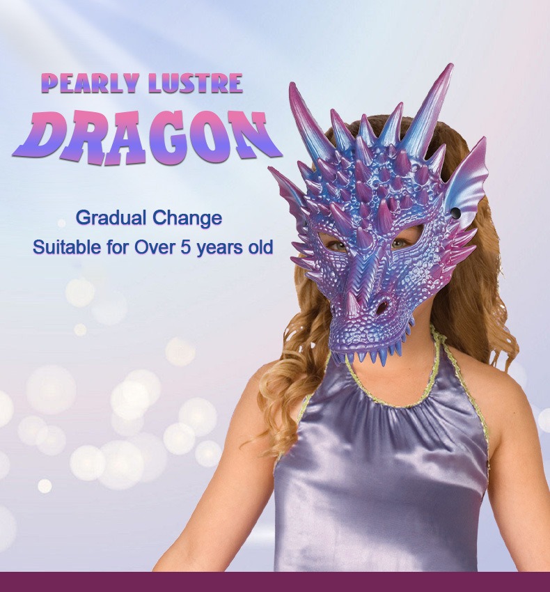 Pearl Blue Dragon Mask 3D Prin - Cosplay Prop Blueprints recensione e prezzo