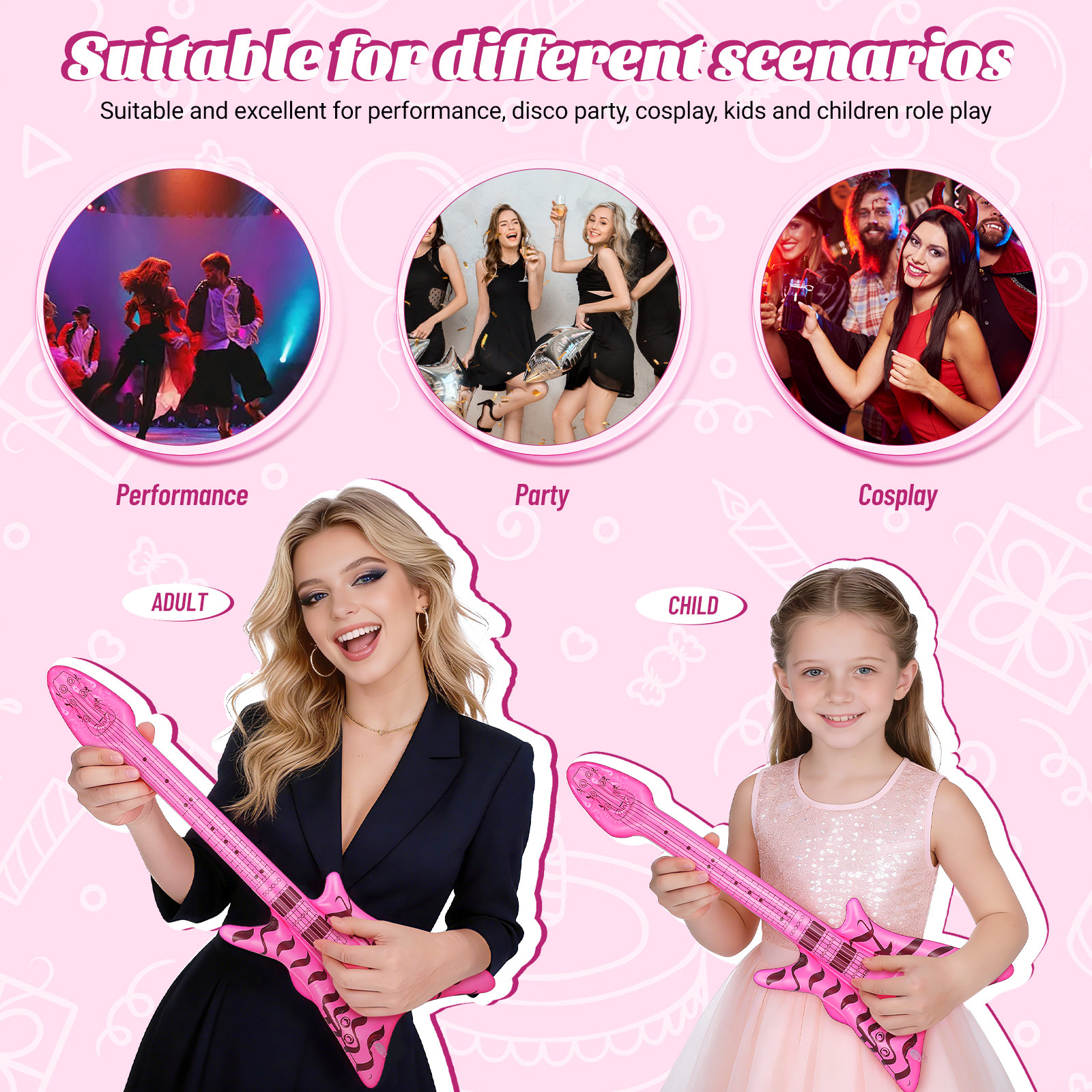 Inflatable Guitar Prop Premium - Easy Cosplay Prop recensione e prezzo