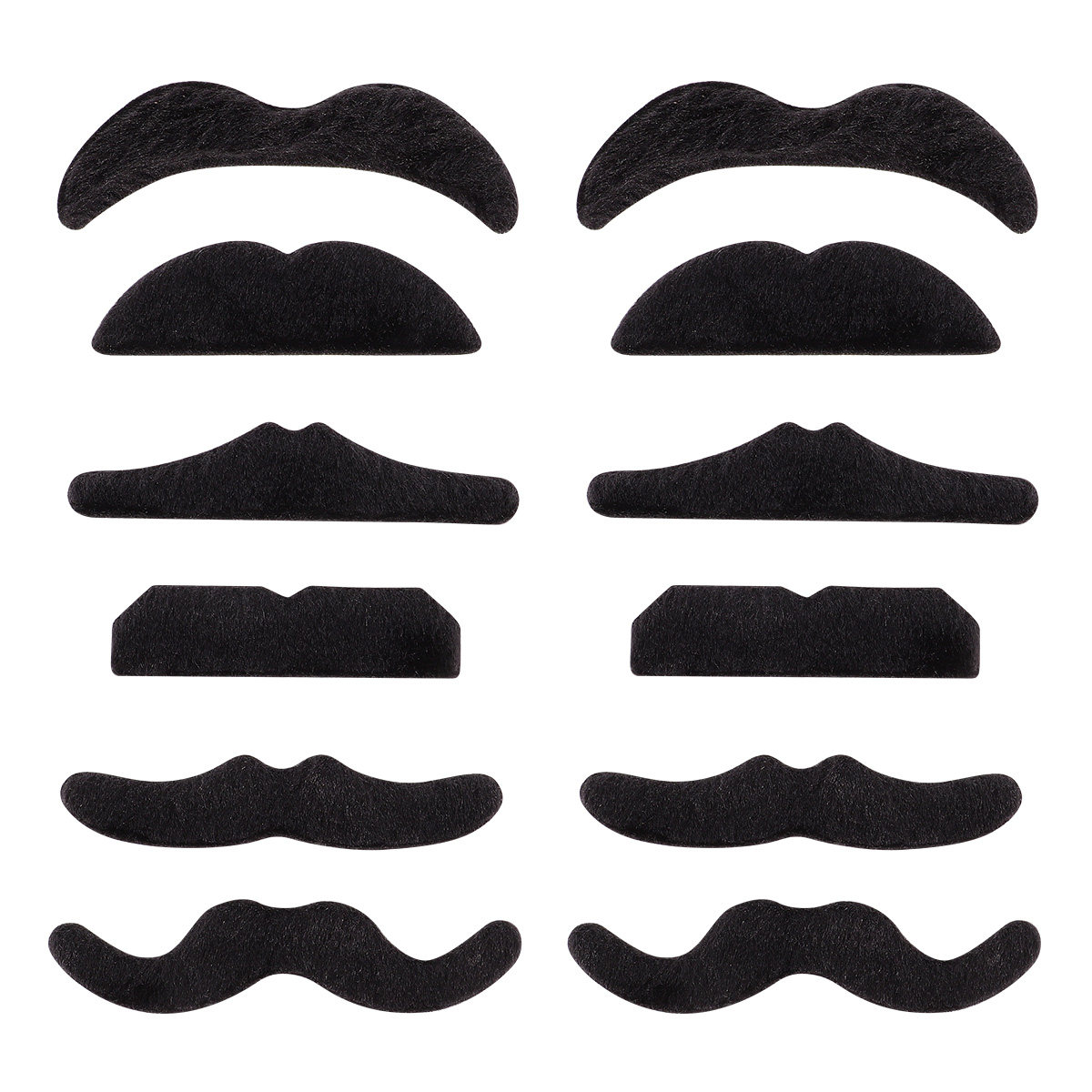 2Pcs Lifelike Fake Beard Musta - Easy Cosplay Prop recensione e prezzo