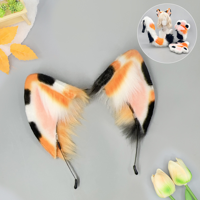 Furry Cat Ears Tail Paws Set C - Detachable Cosplay Prop recensione e prezzo