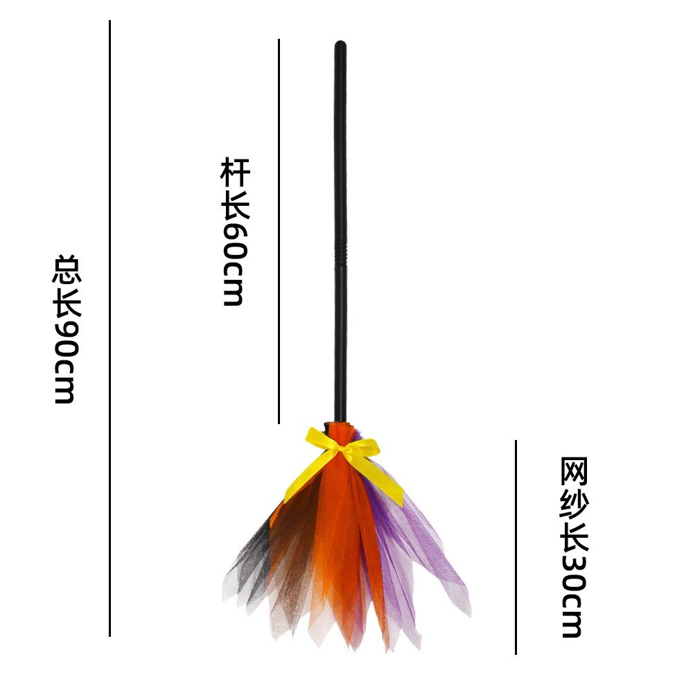 Halloween LED Witch Broom, Det - Detachable Cosplay Prop recensione e prezzo