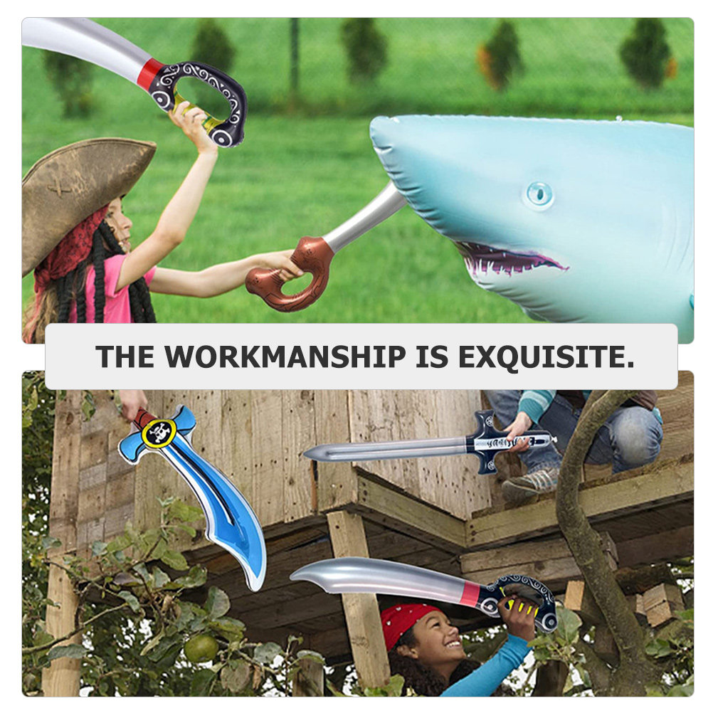 6Pcs Inflatable Pirate Swords  - Easy Cosplay Prop recensione e prezzo