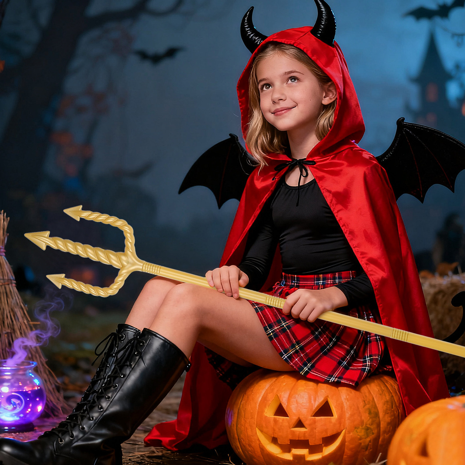 Halloween Demon Fork Prop 1 Se - Detachable Cosplay Prop recensione e prezzo